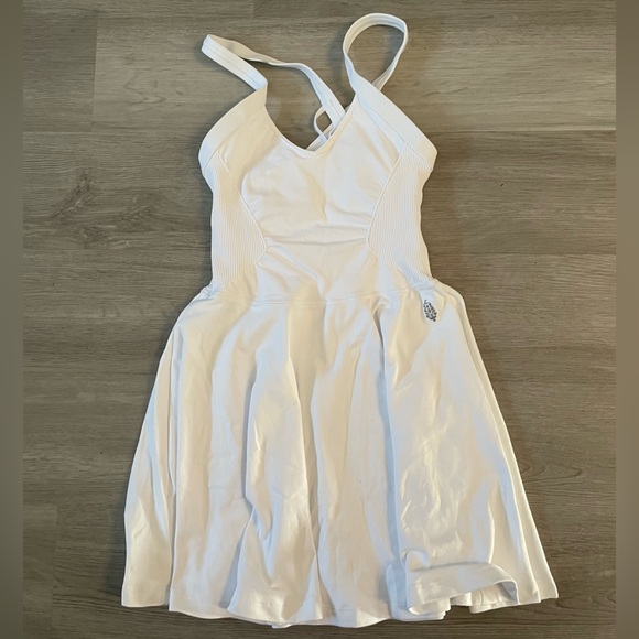 NWOT Free People Good Karma Tennis Dress White XS/S - Picture 7 of 10